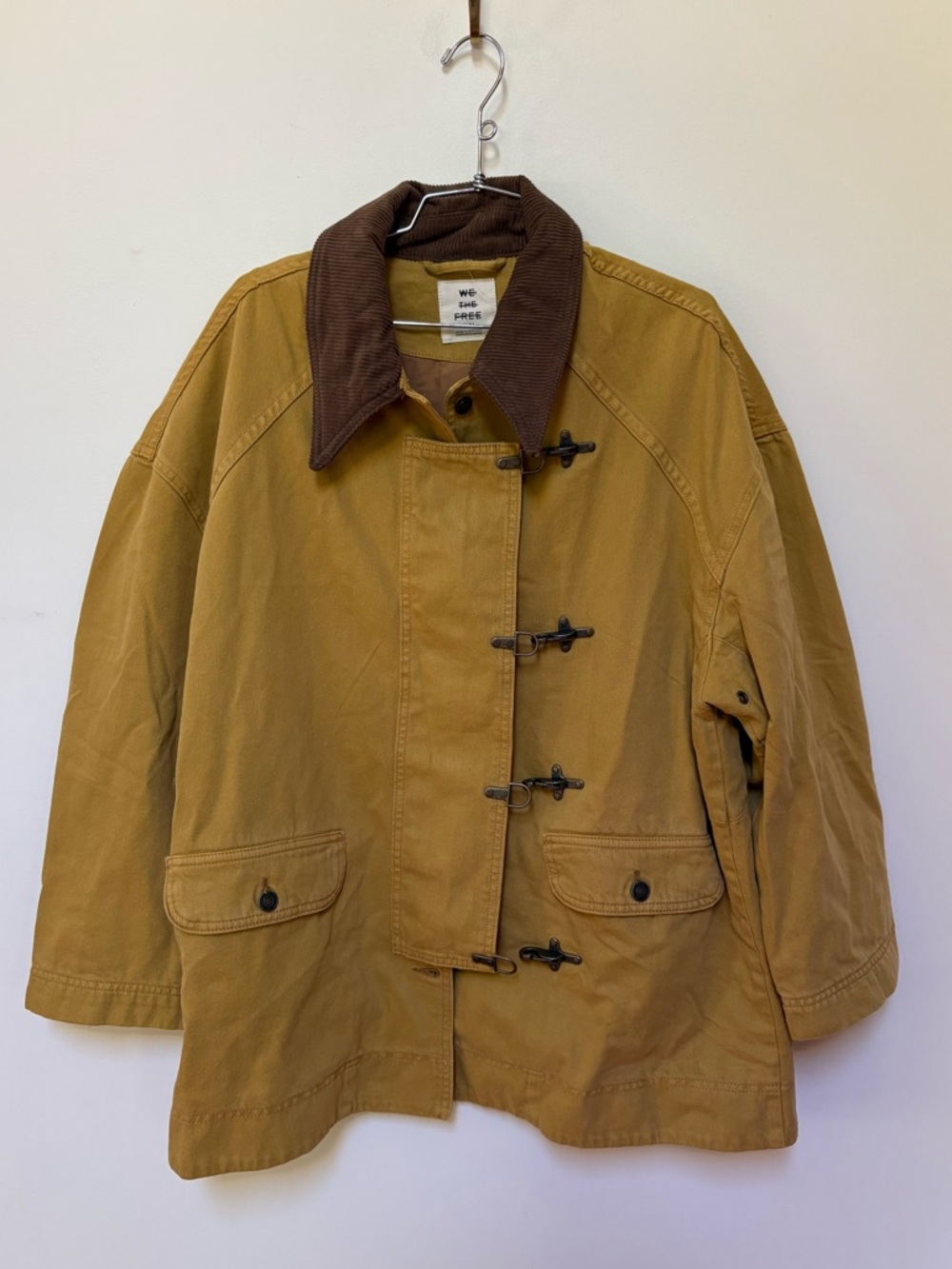 NWOT Free People We The Free Denim Barn Coat Size Medium - Picture 3 of 15